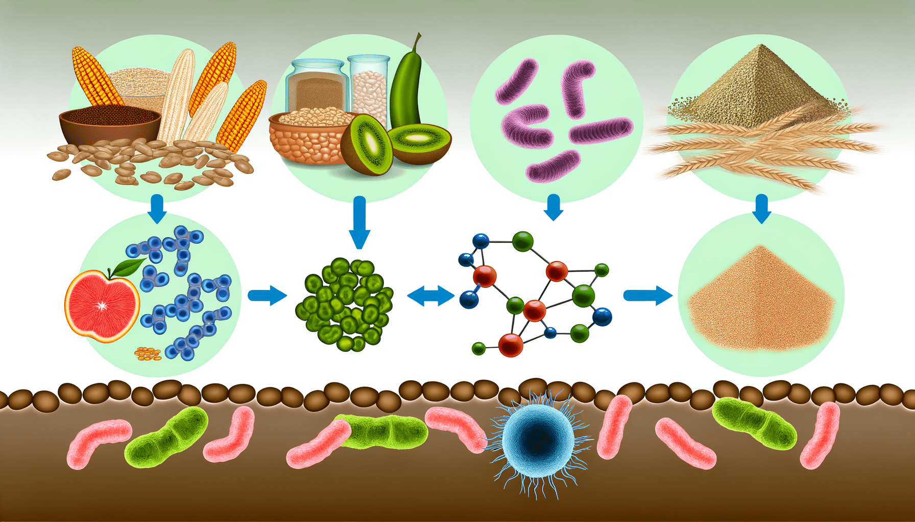 Dietary Fiber, Gut Bacteria, and Tryptophan